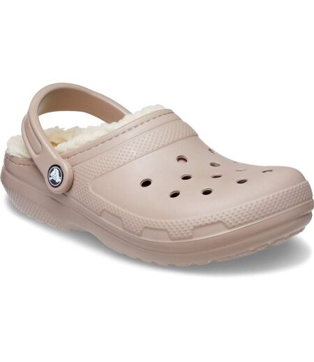 Crocs - Sabots CLASSIC LINED - Adulte (Champignon / Blanc cassé) - UTFS10229