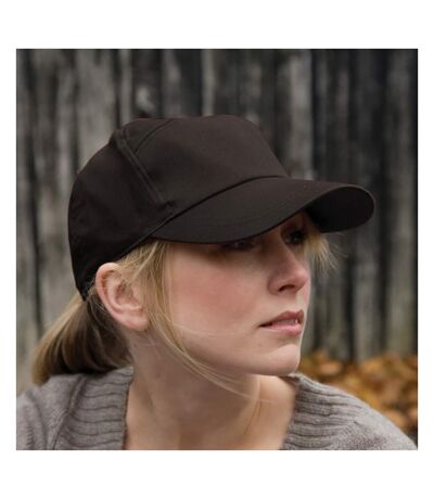 Result Unisex Plain Baseball Cap (Black) - UTBC955
