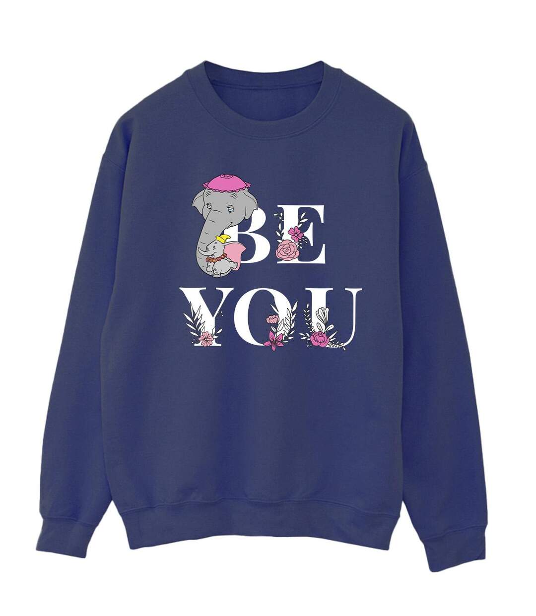 Disney Sweat-shirt Dumbo Be You Femme/Ladies (Bleu marine) - UTBI14310-1