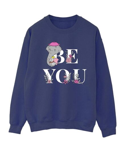 Disney Sweat-shirt Dumbo Be You Femme/Ladies (Bleu marine) - UTBI14310