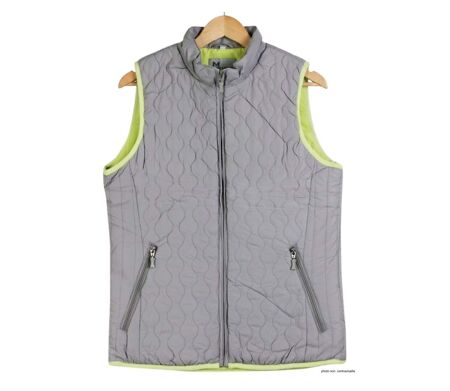 AXXANO AH1170G - Gilet sans manches gris et anis en polyester pour une isolation légère