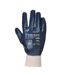 Portwest Unisex Adult A300 Knitted Cuff Nitrile Safety Gloves (Navy) (M) - UTPW878