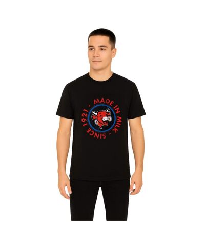 T-shirt homme en coton à col rond imprimé  La Vache Qui Rit Freegun