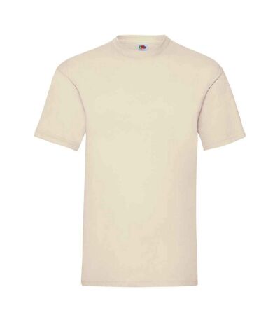 Fruit of the Loom Mens Valueweight T-Shirt (Natural) - UTPC5569