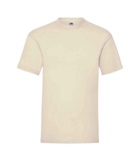 Fruit of the Loom Mens Valueweight T-Shirt (Natural) - UTPC5569