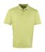 Premier Mens Coolchecker Pique Short Sleeve Polo T-Shirt (Lime)