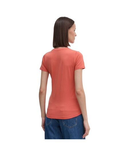 T-shirt Motif/style Logo Femme Orange Pepe Jeans