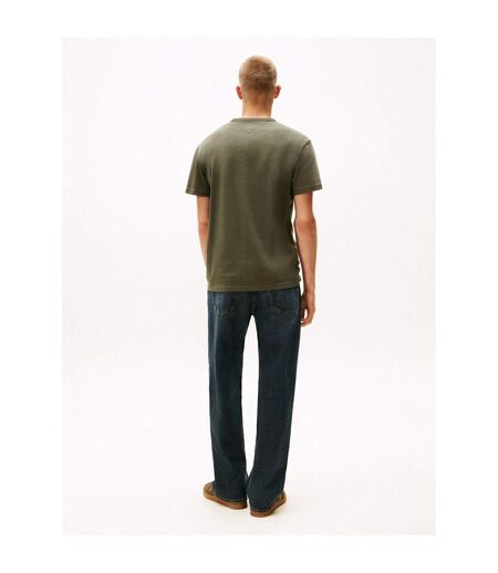 T-shirt Style Ton Sur Ton Homme Turquoise Tommy Jeans