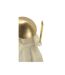 Statuette Déco Samouraï Toku 24cm Blanc & Or-5