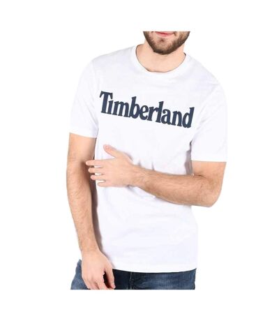 T-shirt Blanc Homme Timberland Kennebec - S