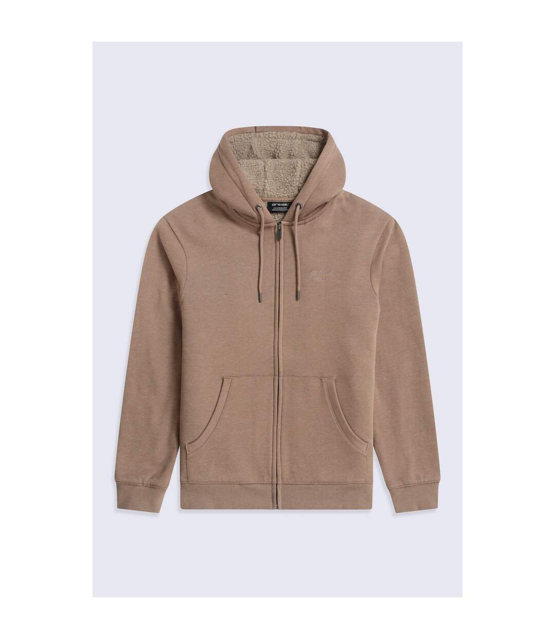 Sweat À Capuche Samuel Homme Marron Animal-1