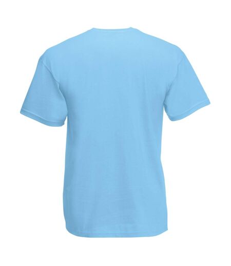 Fruit Of The Loom Mens Valueweight Short Sleeve T-Shirt (Sky Blue) - UTBC330