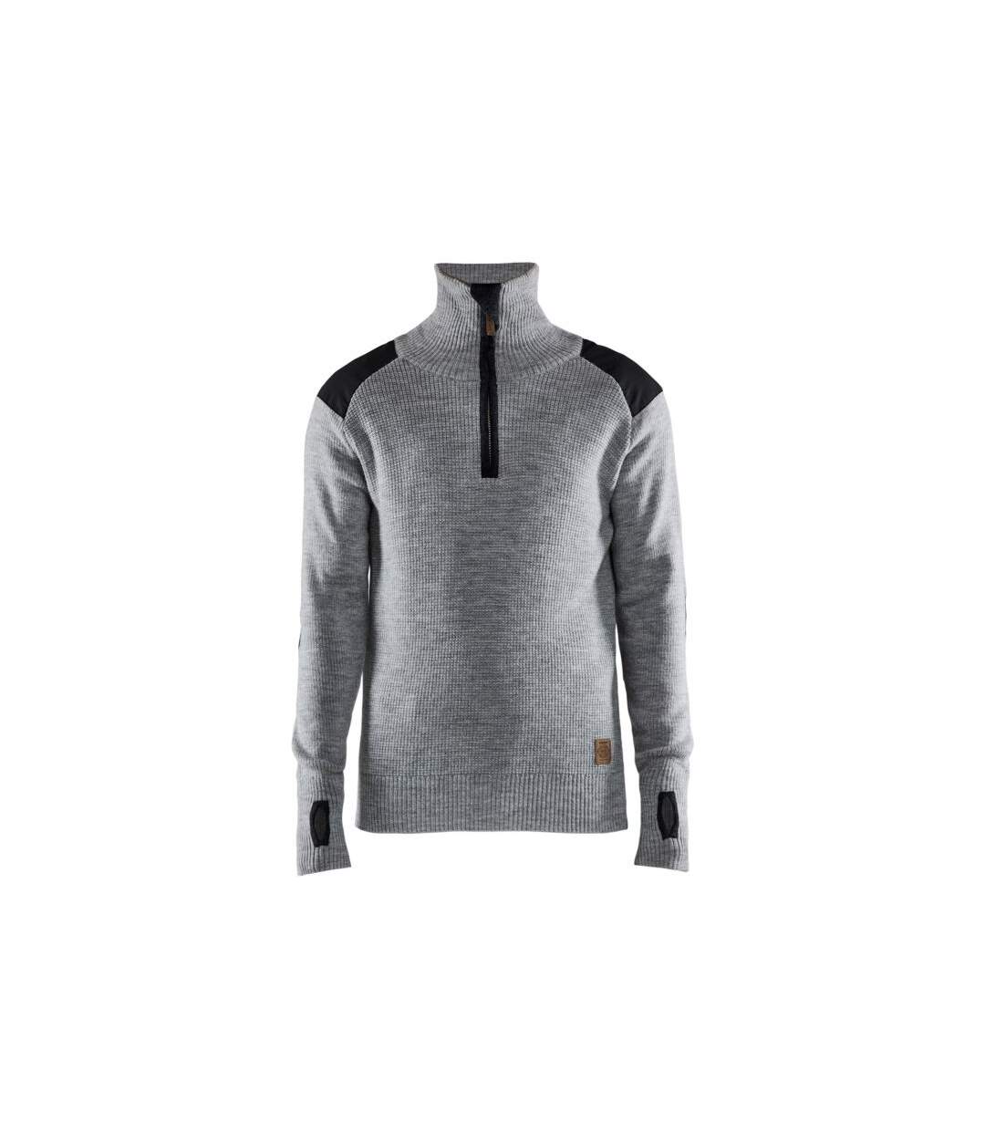 Sweat en laine col zippé BLAKLADER-1