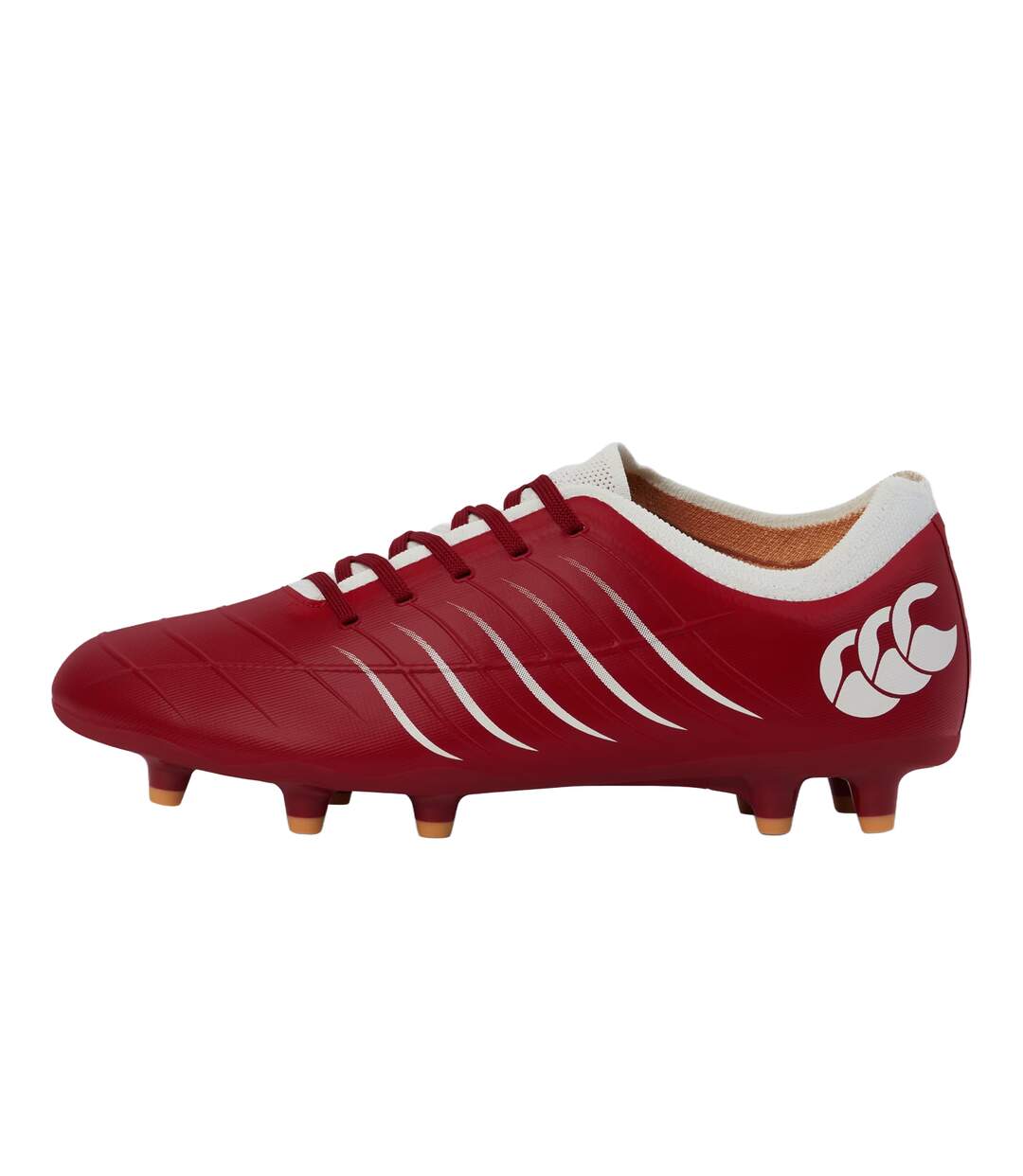 Unisex Adult Phoenix 2.0 Team Synthetic Leather Firm Ground Rugby Boots Tangerine Tango Canterbury-3