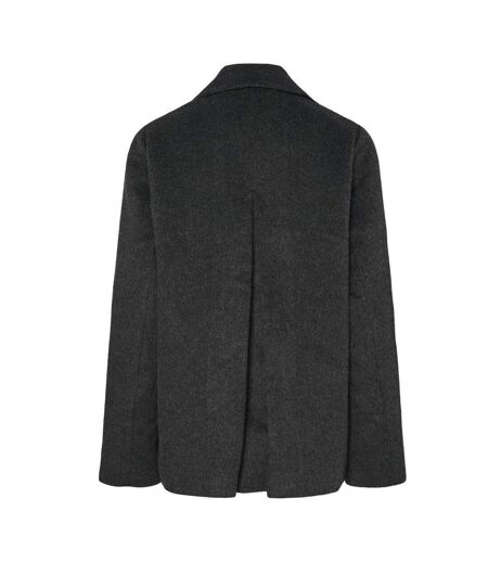 Manteau noir femme pieces jasmin outerwear