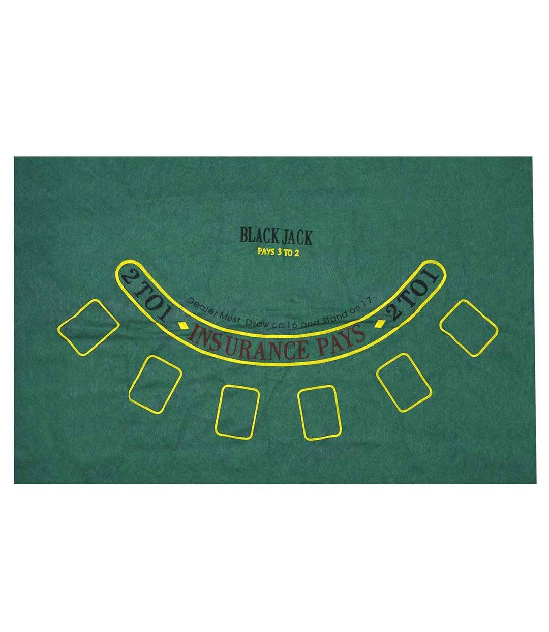 Jeu de Poker 200 Jetons 90cm Vert-2
