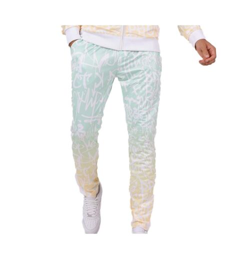 Jogging vert/blanc homme project x graffiti - l