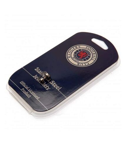 Rangers FC Stainless Steel Stud Earring (Silver) (One Size) - UTTA1302