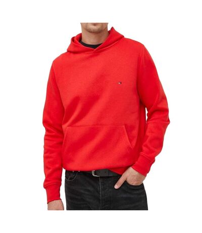 Sweat à Capuche Rouge Homme Tommy Hilfiger Logo Hoody - XS