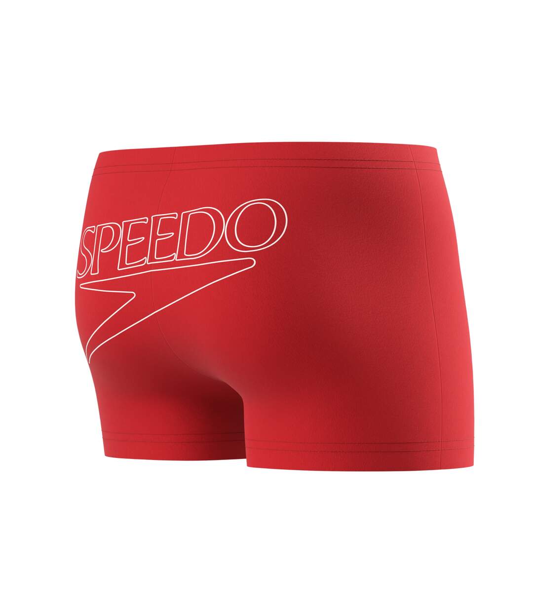 Mens Big Logo Endurance+ Swim Shorts Red Speedo-4
