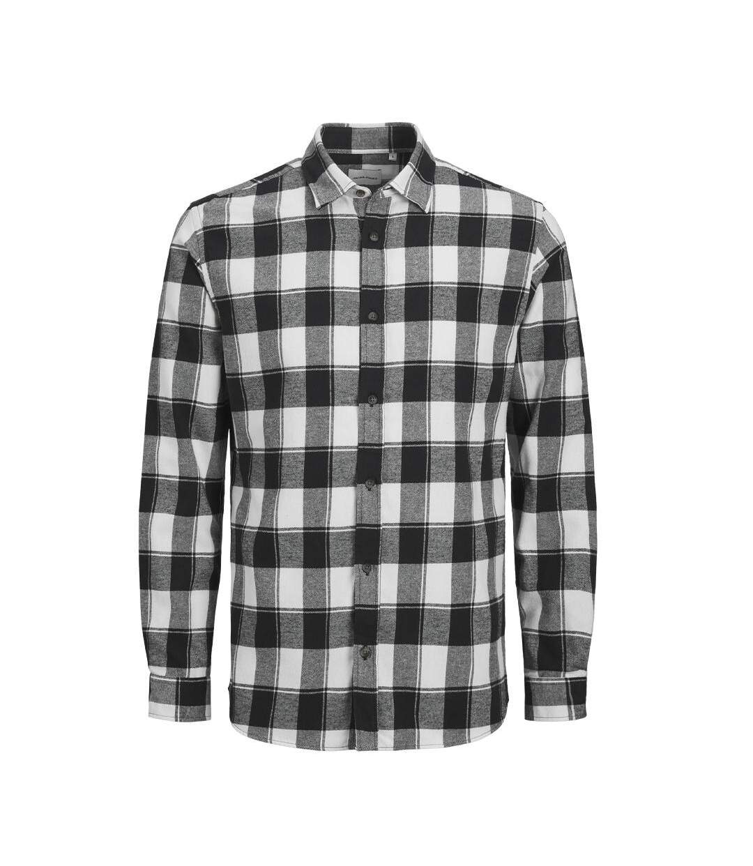 Chemise écru/noir homme jack & jones joshua - l-1