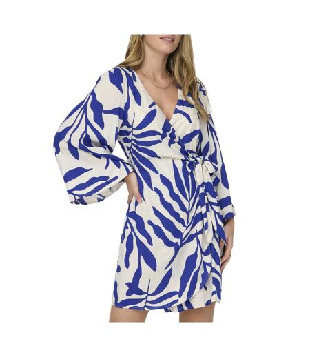 Robe écru/bleu femme jdy life 7/8