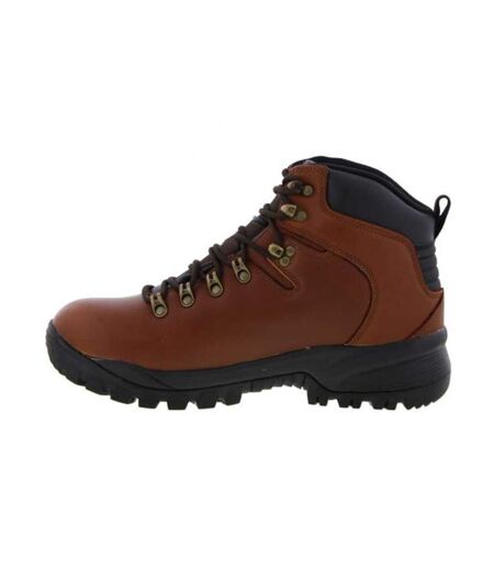 Johnscliffe Mens Canyon Leather Superlight Hiking Boots (Conker Brown) - UTDF552