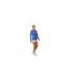 Womens/ladies Regular Sweatshirt Purple Nathan-1