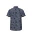 Mountain Warehouse Mens Tropical Palm Tree Shirt (Dark Blue) - UTMW2709