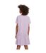 Robe T-shirt Valance Femme Lilas Urban Classics-2