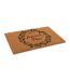 Paillasson en Coco Joyeuses Fêtes 40x60cm Marron-1