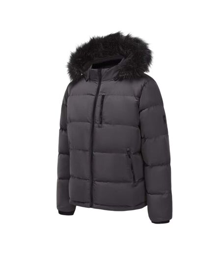 Doudoune Motif/style Bulles Homme Anthracite SoulCal