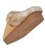 Isotoner Chaussons Mules femme velours ultra doux, compensées-5