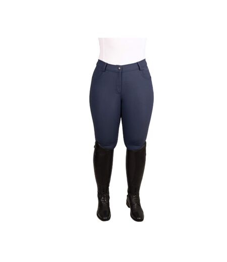 Womens/ladies Elevate Oakham Breeches Midnight Blue Hy