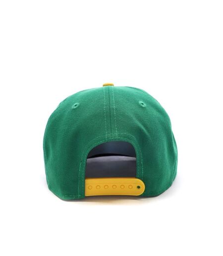 Casquette verte/jaune homme new era oakath - osfm