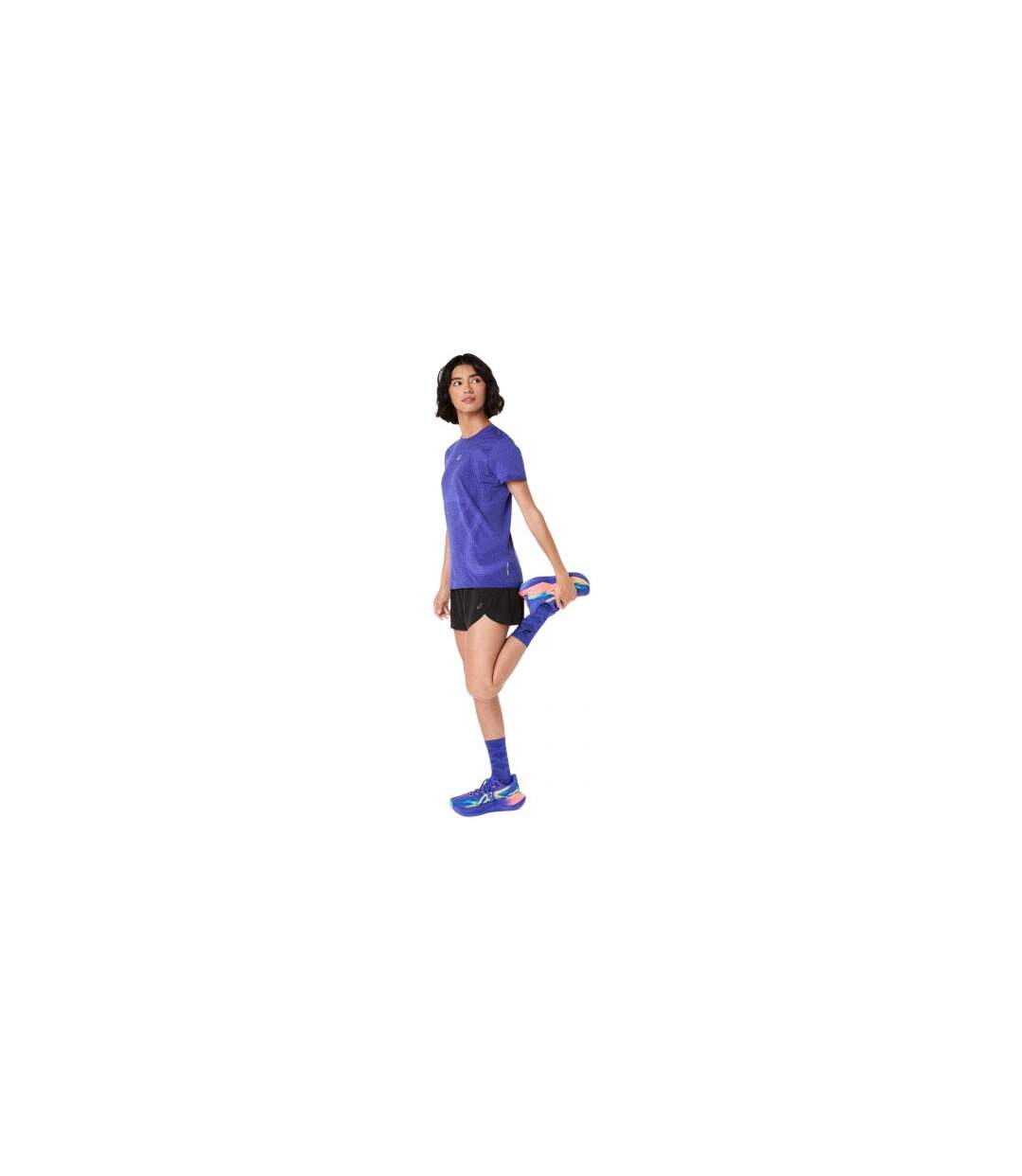 Short De Course Motif/style Logo Femme Noir Asics-1