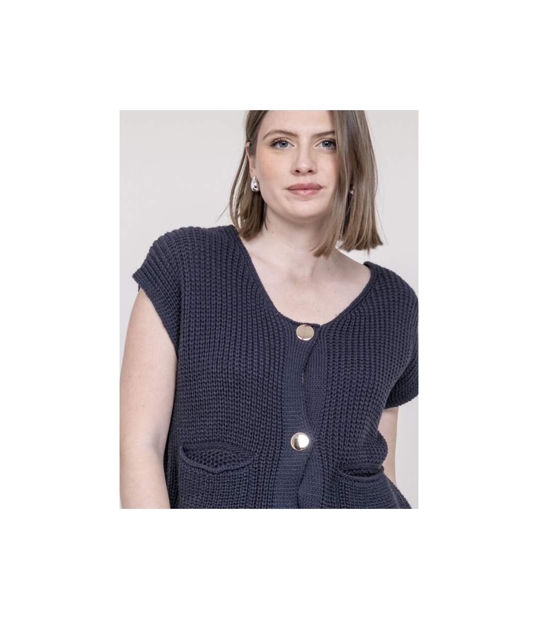 Cardigan manches courtes KORENA - Dona X Lisa-3