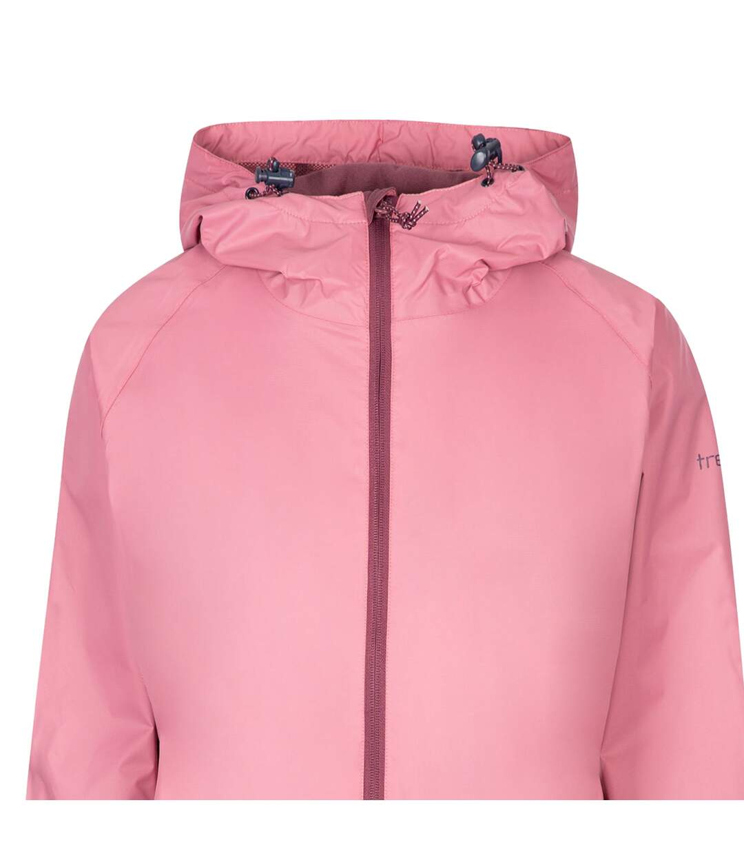 Womens/ladies Tayah Ii Waterproof Jacket Rose Blush Trespass-3