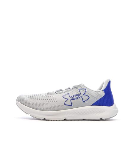 Chaussures de running gris/bleu homme under armour charged