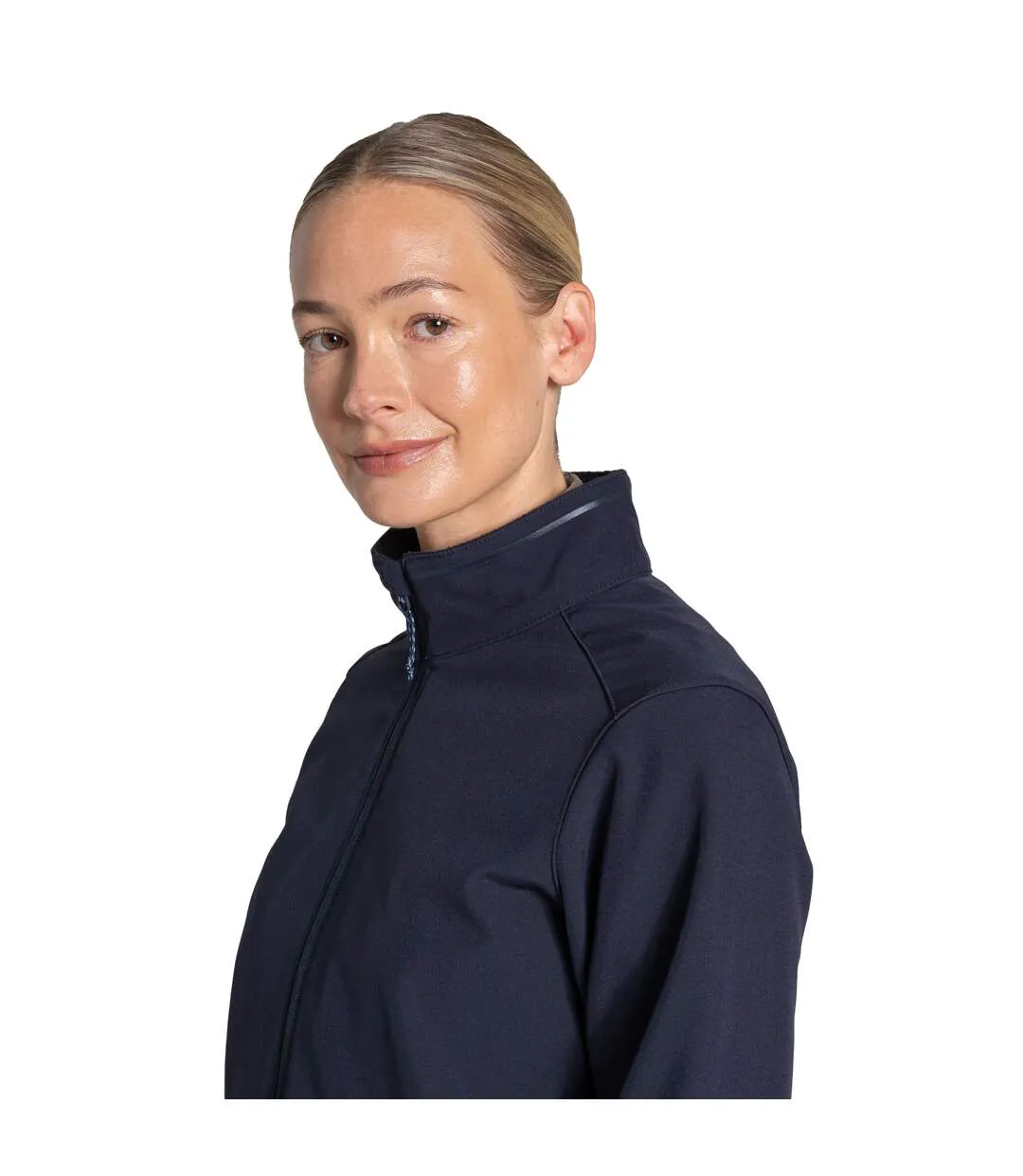 Veste Softshell Décontractée À Col Montant Expert Basecamp Femme Bleu Marine Foncé Craghoppers-4