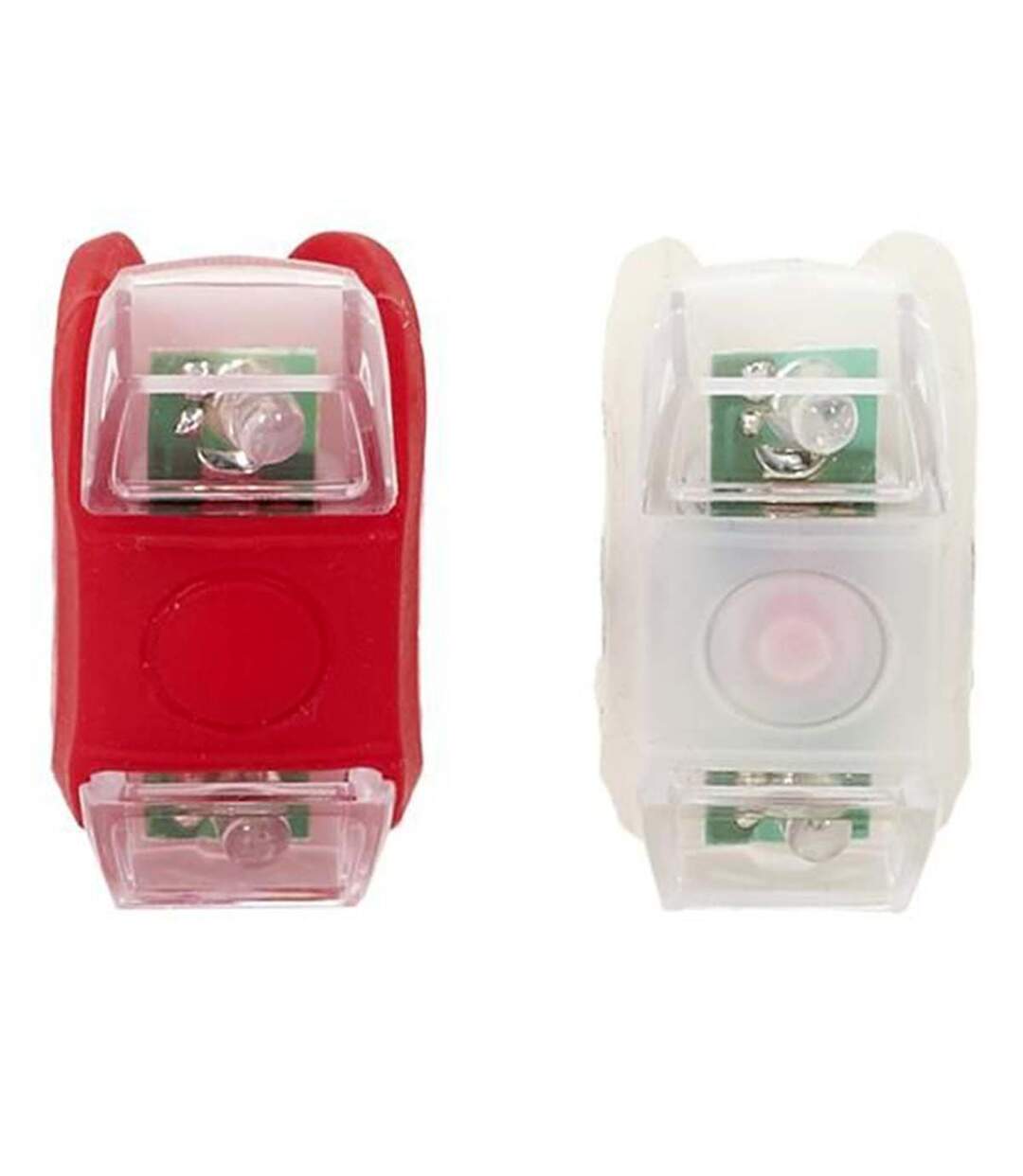 Lot de 2 Éclairages LED Avant & Arrière 4cm Blanc & Rouge-1
