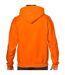 Sweat à capuche adulte orange fluo Gildan