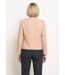 Veste tweed boutonnée frangée sans col-2