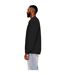 Mens Ringspun Cotton Extended Neckline Oversized Sweatshirt Black Casual Classics-3