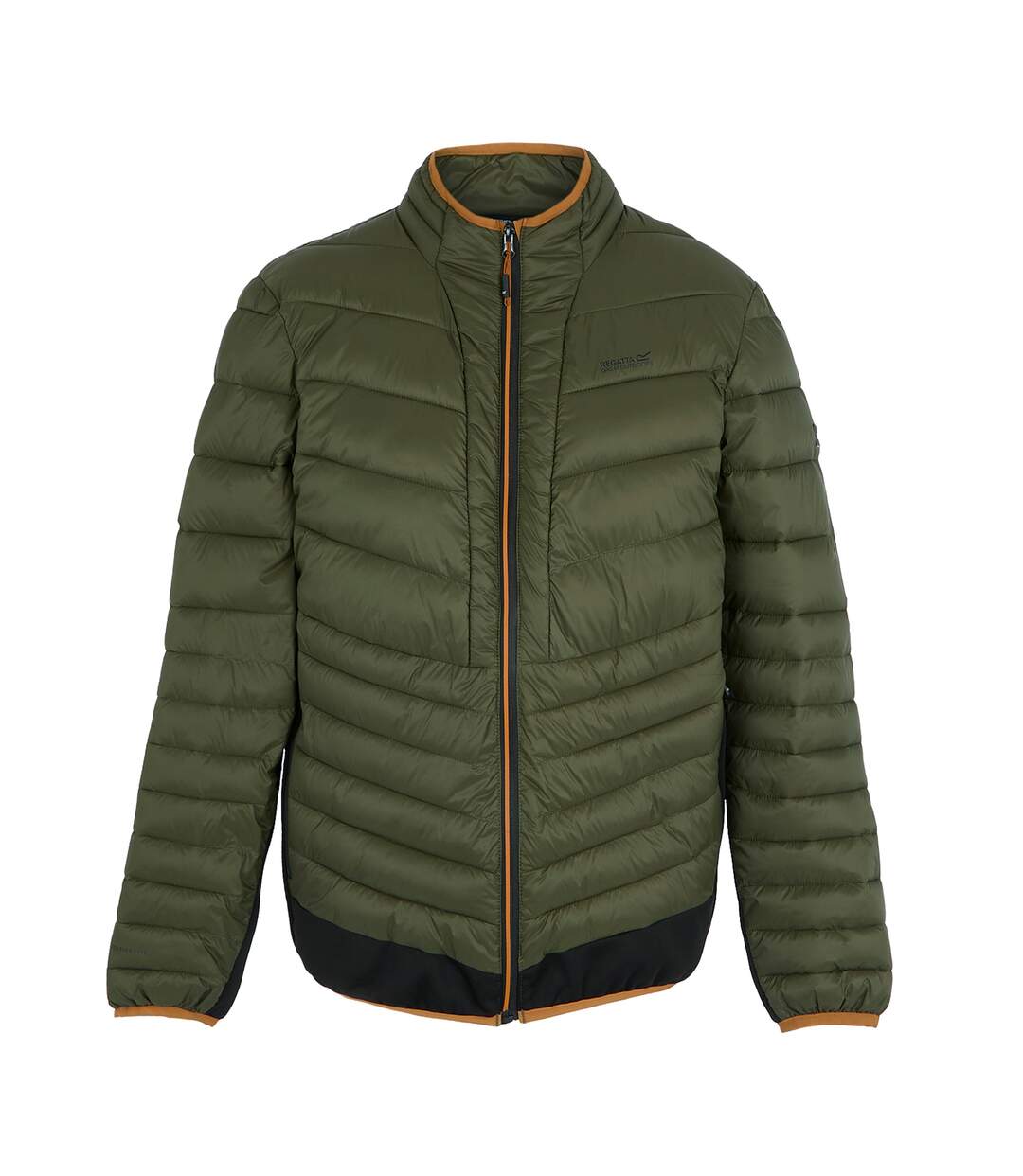 Veste Hybride Leedre Homme Vert Kaki Foncé Noir Regatta-2