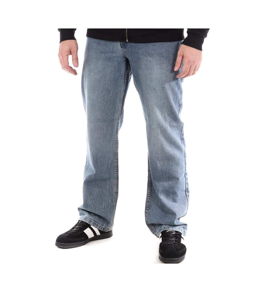 Jean loose bleu homme paname brothers relaxed-1