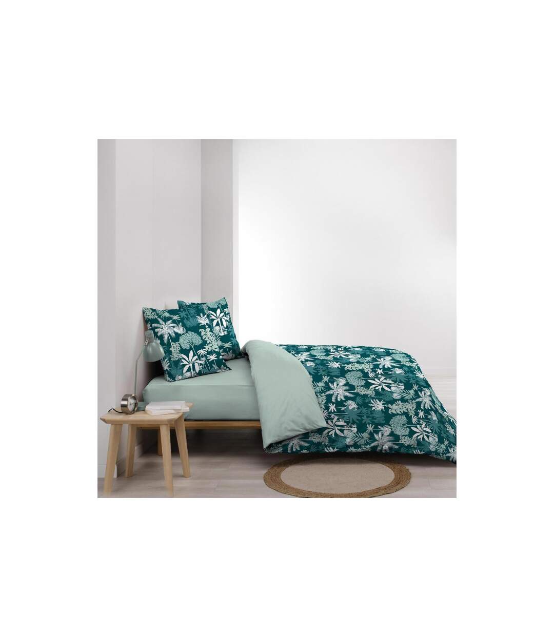 Parure de Lit 3 Pièces Scarlett 240x220cm Émeraude-3