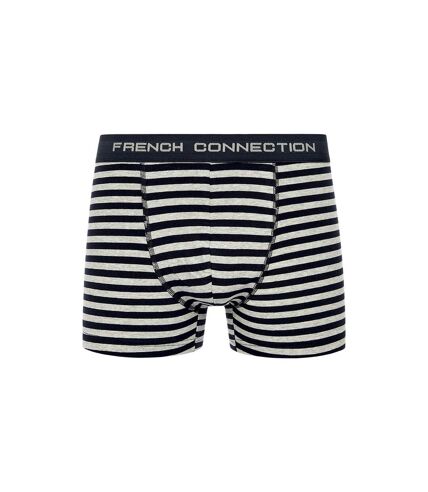 Boxers fc14 homme noir/blanc/gris French Connection