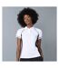 Polo sport femme blanc/noir Finden & Hales-4