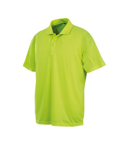 Spiro Impact Mens Performance Aircool Polo T-Shirt (Flo Yellow) - UTBC4115